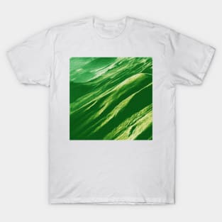 Tropical Green Mountains Oil Effects 5 T-Shirt